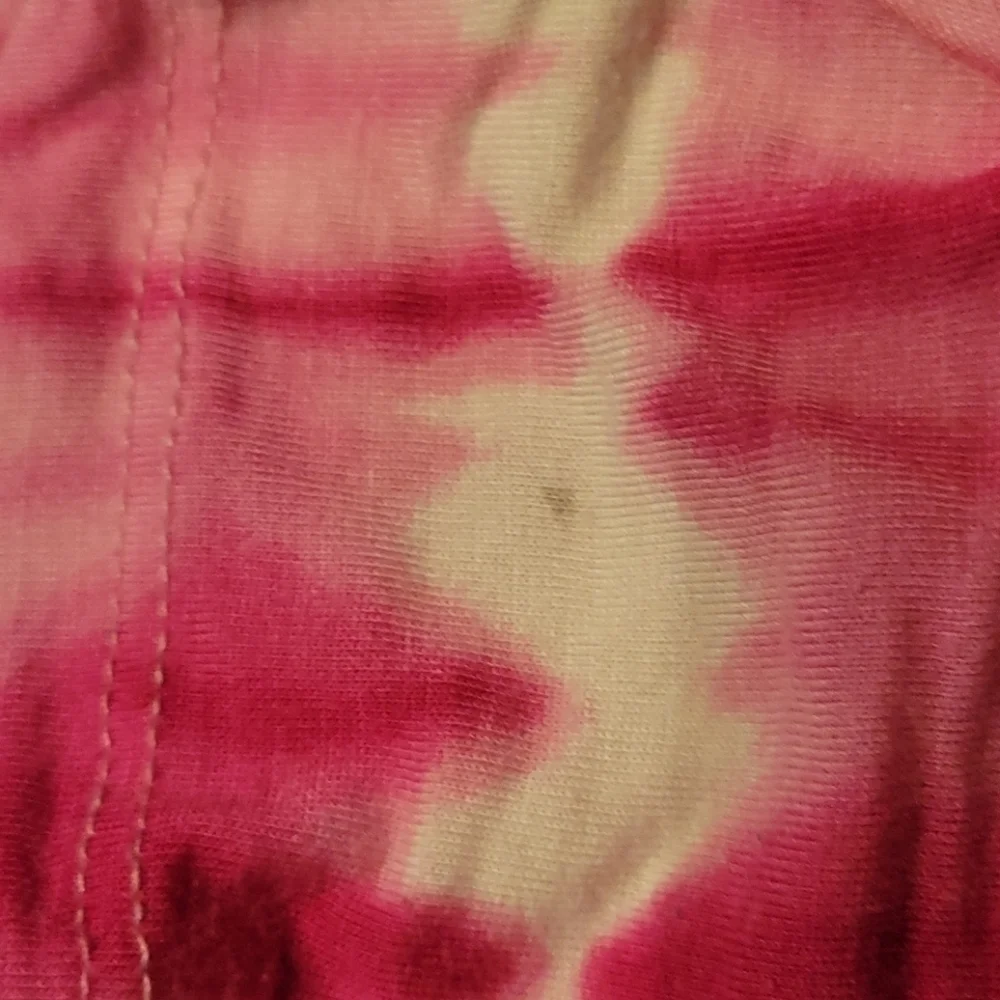 DESIGN HISTORY Hot Pink Shibori Cold Shoulder Beach Resort Maxi Dress - Picture 4 of 6